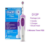 Oral B 2D Rotation Electric Toothbrush Vitality Daily Cleaning Brush