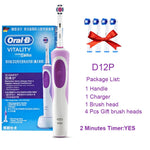 Oral B 2D Rotation Electric Toothbrush Vitality Daily Cleaning Brush