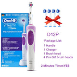 Oral B 2D Rotation Electric Toothbrush Vitality Daily Cleaning Brush