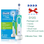 Oral B 2D Rotation Electric Toothbrush Vitality Daily Cleaning Brush