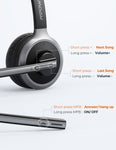 Mpow M5 Pro Bluetooth 5.0 Headphones with Mic Charging Base Wireless Headset