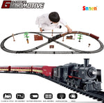 Electric Train Toy Car Railway and Tracks