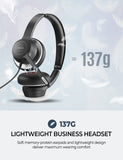 Mpow HC6 USB Wired Headset 3.5mm On-Ear Computer Headphone