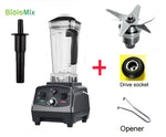 BioloMix 3HP 2200W  Commercial Grade Timer Blender Mixer Juicer Fruit Food Processor Ice Smoothies BPA Free 2L Jar