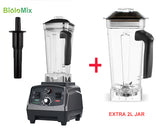 BioloMix 3HP 2200W  Commercial Grade Timer Blender Mixer Juicer Fruit Food Processor Ice Smoothies BPA Free 2L Jar