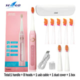 Seago Sonic Electric Toothbrush SG-507 Adult Timer Brush