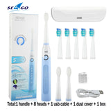 Seago Sonic Electric Toothbrush SG-507 Adult Timer Brush