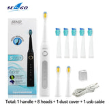 Seago Sonic Electric Toothbrush SG-507 Adult Timer Brush