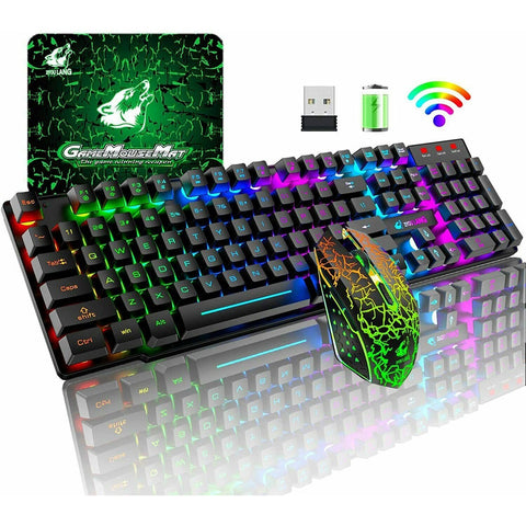 Gaming Mechanical Keyboard  Feel Rainbow LED Backlight