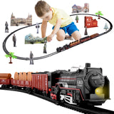 Electric Train Toy Car Railway and Tracks