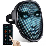 Rechargeable Led Luminous Mask Halloween Party Masque