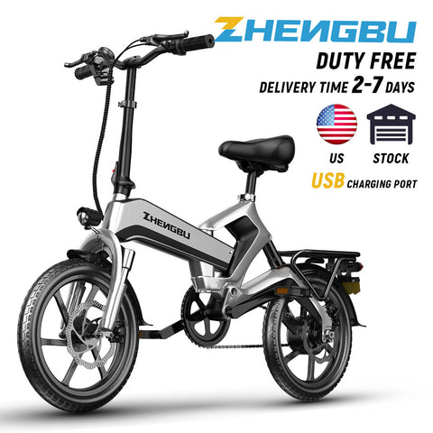 ZHENGBU Electric Bicycle 16 Inch